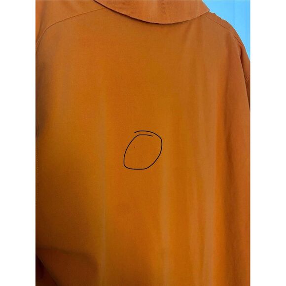 Polo Ralph Lauren Shirt Mens Size 2x Classic Fit Solid Orange Short Sleeve XXL - Picture 5 of 8